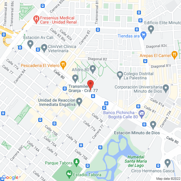 Mapa de Taller De Bicicletas Spink Bay