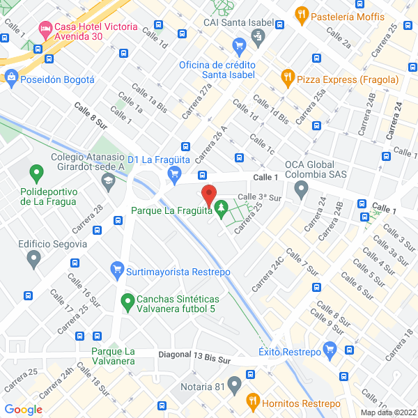 Mapa de Proyectos E Iluminaciones Startled