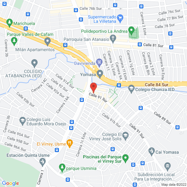 Mapa de Vidrios Y Aluminios El Muelle