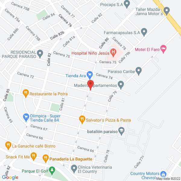 Map of Mil Delicias Tecnica Violy