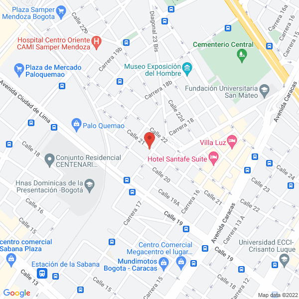 Mapa de Restaurante Todo Rico.