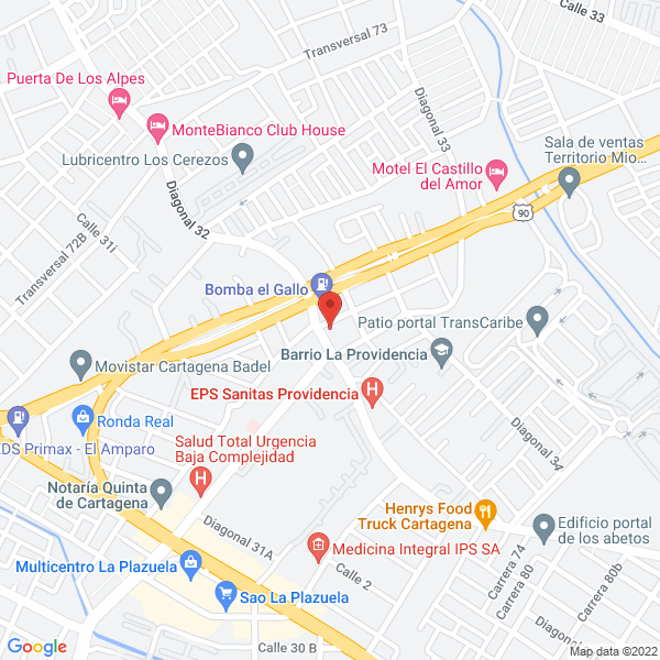 Map of Banquetes La Mejor