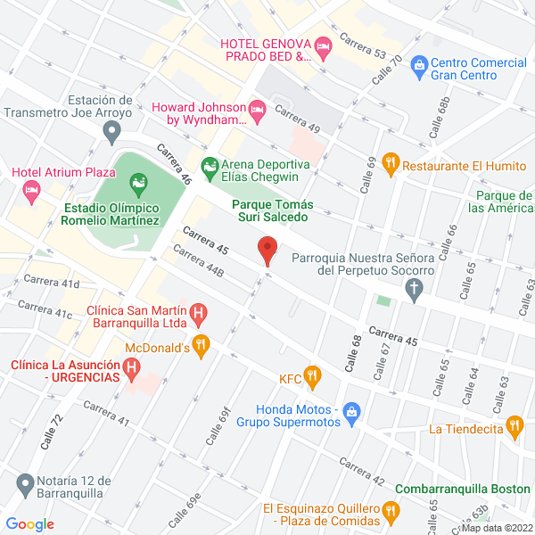 Map of Cristalería Selman S.A.S.