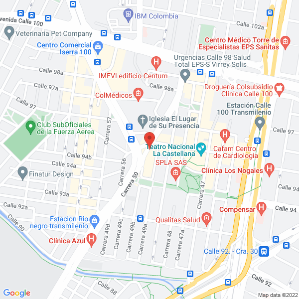 Mapa de Restaurante La Casa Del Viudo