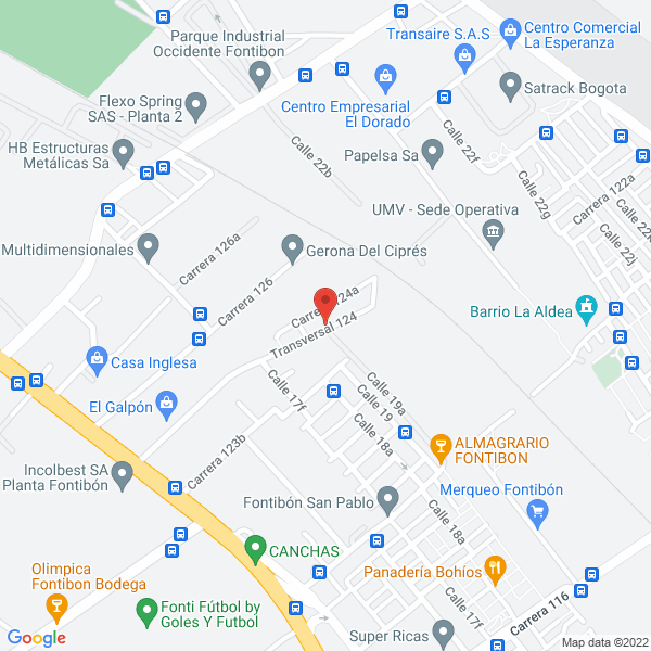 Mapa de Ecorenueva S.A.S.