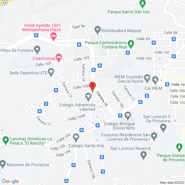 Map of Colegio Infantil Botoncitos