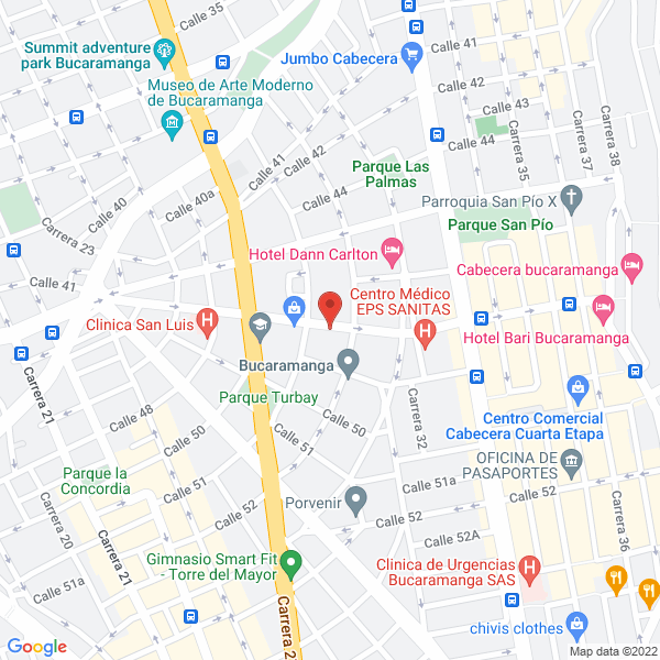 Map of Gatech Importaciones E.U.