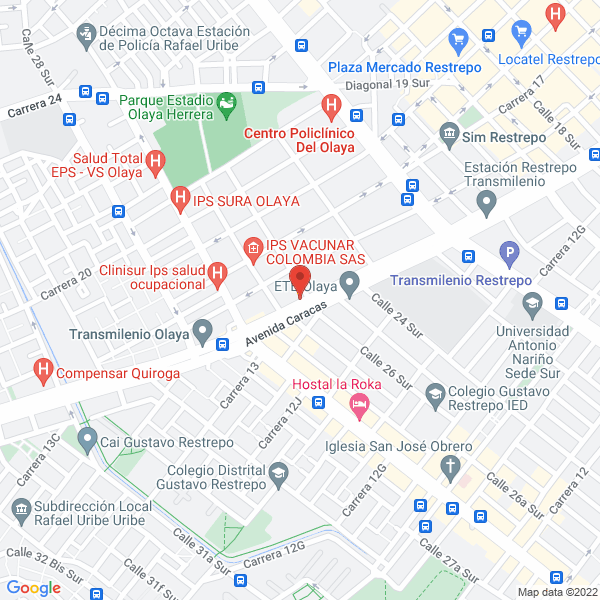Mapa de Amortiguadores J.J.