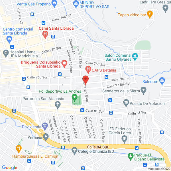 Mapa de City Can Peluquería Canina