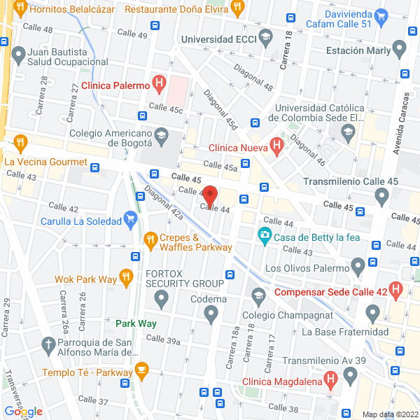 Mapa de Bs Hosting Colombia