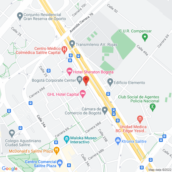 Mapa de Centro Canadiense De Cooperacion Internacional