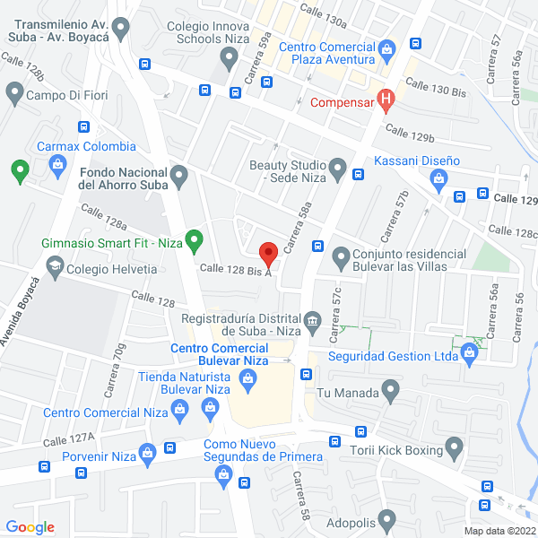 Mapa de Check Media Sas