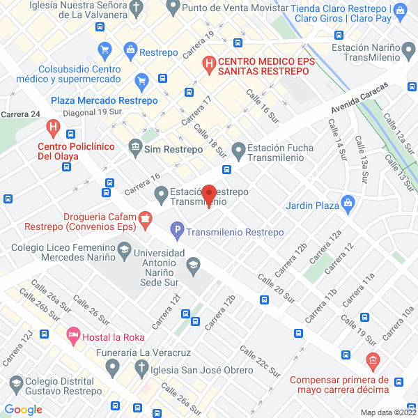 Mapa de Colsocite Sas