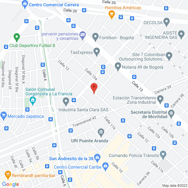 Mapa de Coltec Soluciones Tecnicas Y Telemetria Sas