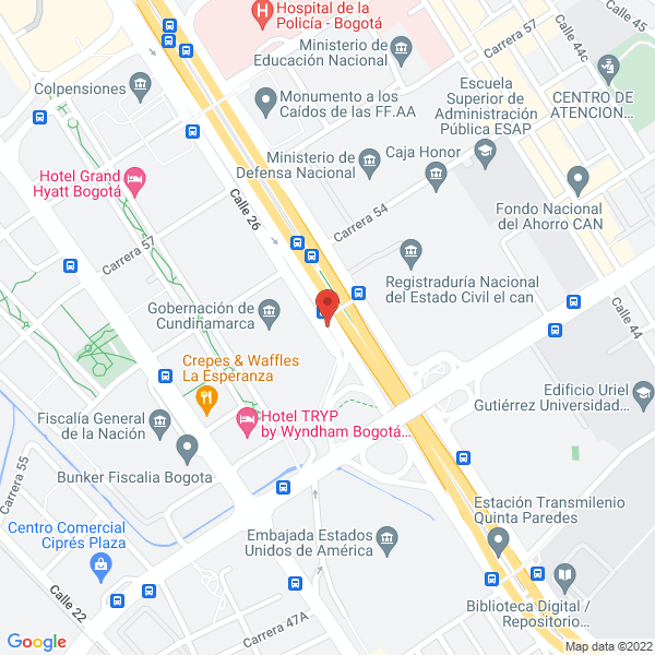 Mapa de Comercializadora Sviluppo Sas