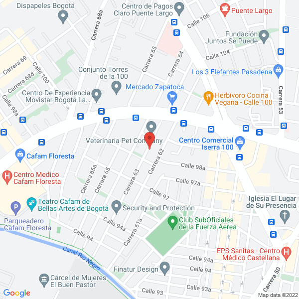 Mapa de Publi-Cab Sas