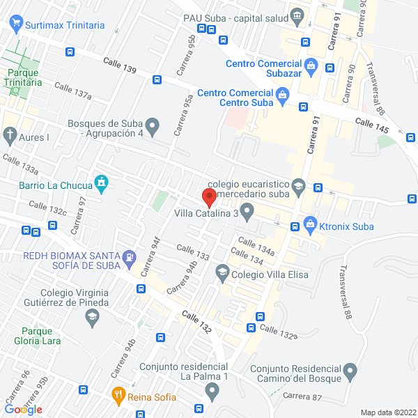 Mapa de Publiar Editores Ltda