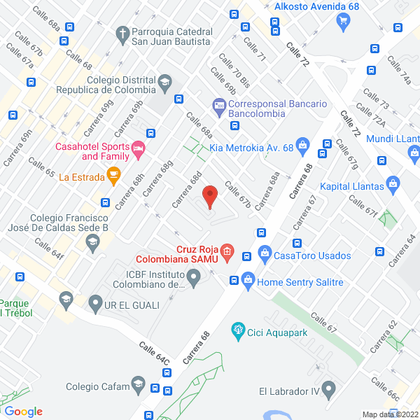 Mapa de Qentek S.A.S.