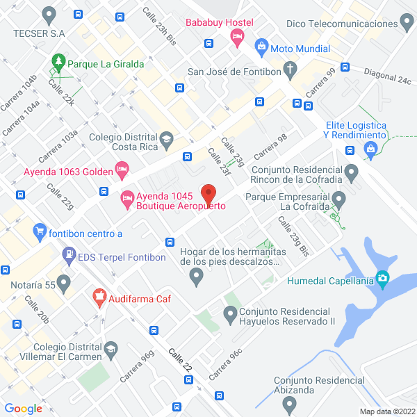 Mapa de S&H Consultores Sas