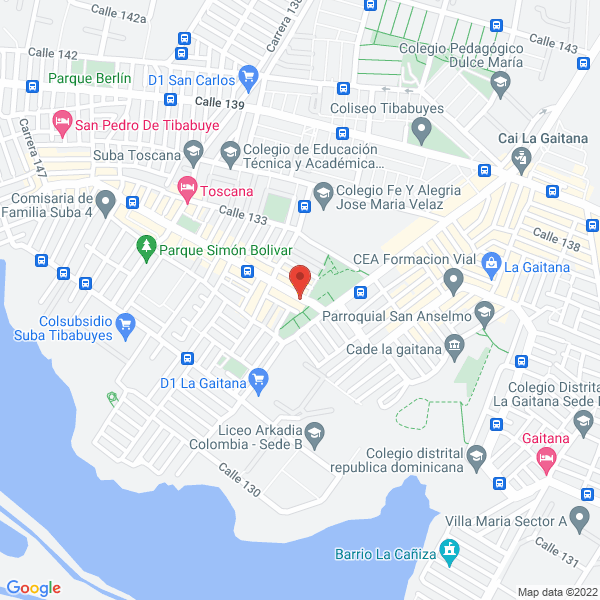 Mapa de Servisoluciones Jdg