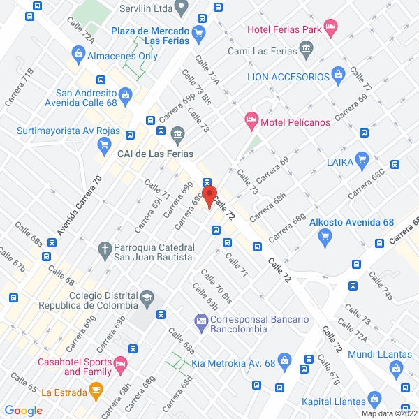 Mapa de Mas Vending