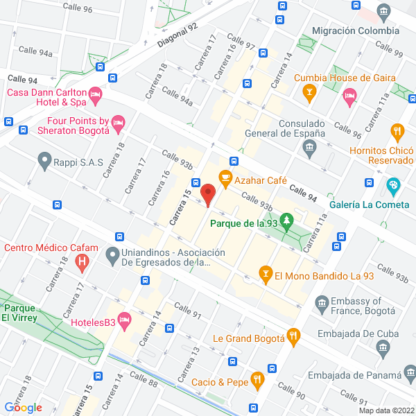 Mapa de Auca Mahuida Ltda.
