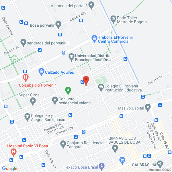 Mapa de Eléctricos Y Acabados Ing. S.A.S.