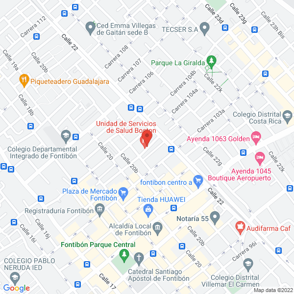 Mapa de Driven Colombia Sas