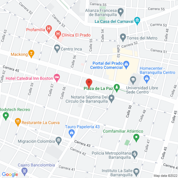Map of Grade Pro Graphic Development Project