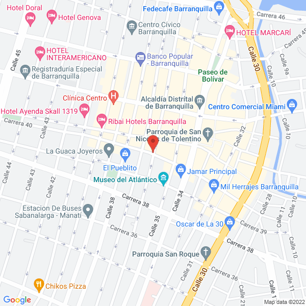 Map of Surtiradio