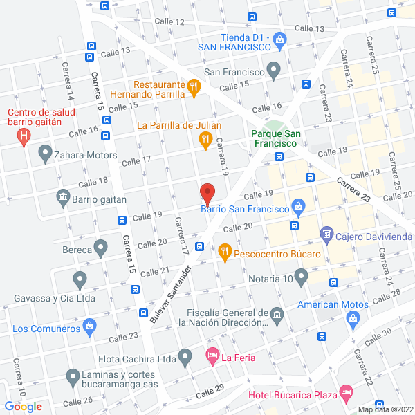 Map of Tipografía Omega Ltda.