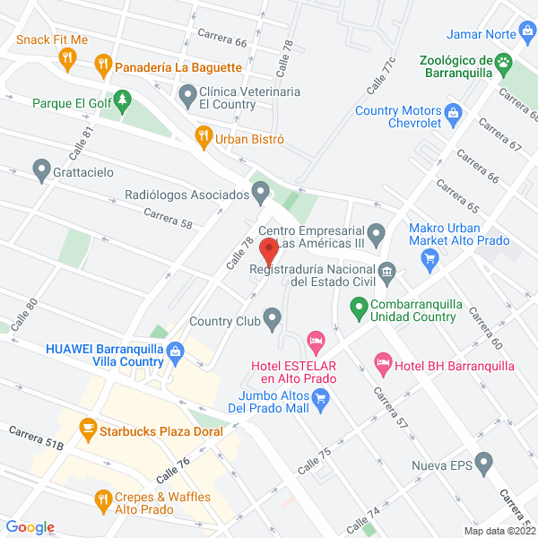 Map of Tl Eficaz