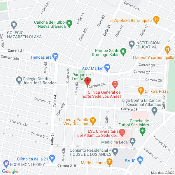 Map of Todo A La Leña