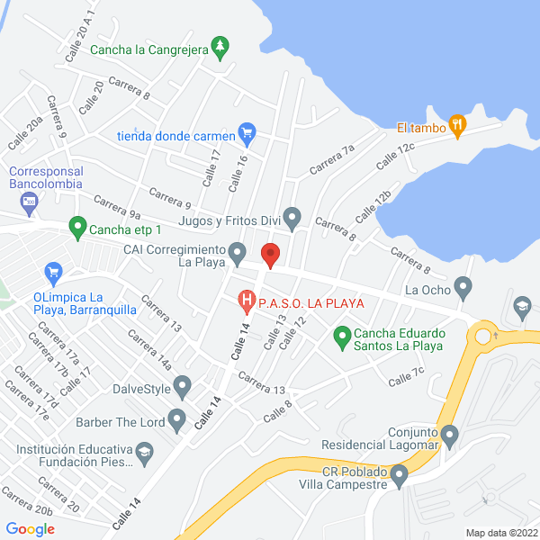 Map of Restaurante Pescaderia Mundo Marino