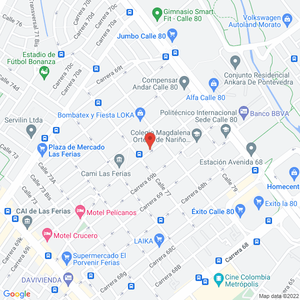 Mapa de Servicio Automotriz Lasting Ltda.