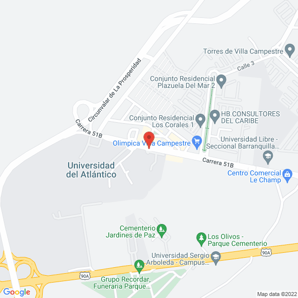 Map of Tropipalmeras