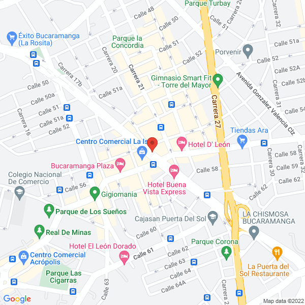 Map of Virtual Shop
