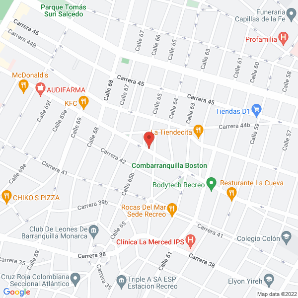 Map of Pacheco Camacho Victoria