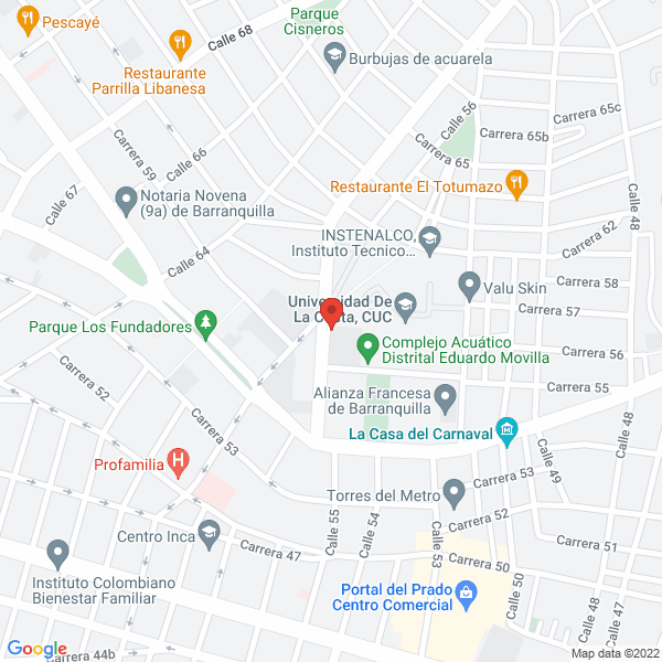 Map of Temporales Del Litoral Atlántico S.A.S.