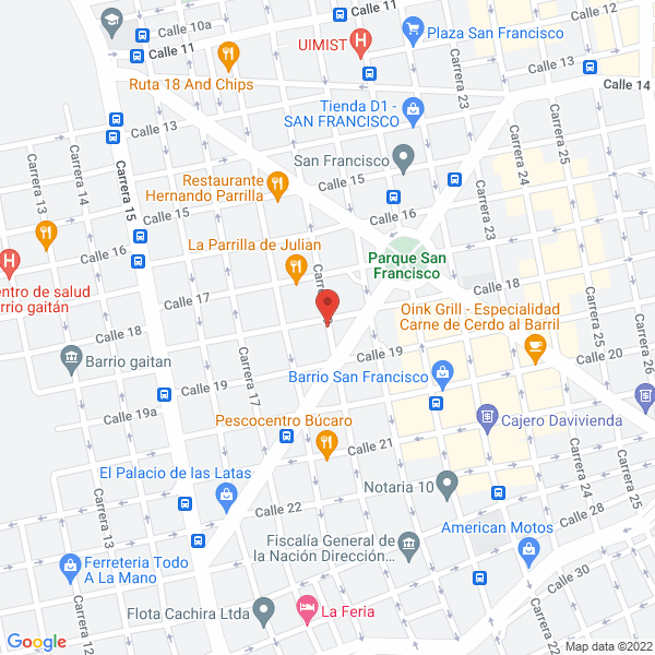 Map of Tracto Cabinas
