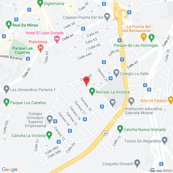 Map of Vidriería Y Marquetería Reinel