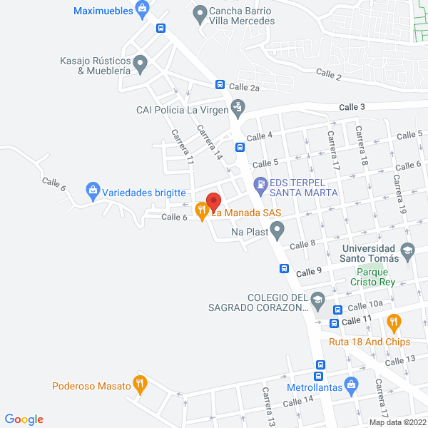 Map of Unidad Psicopedagogica Mis Primeros Pasos