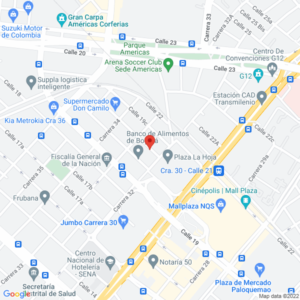 Mapa de Tratamientos Ferroind S.A.S.