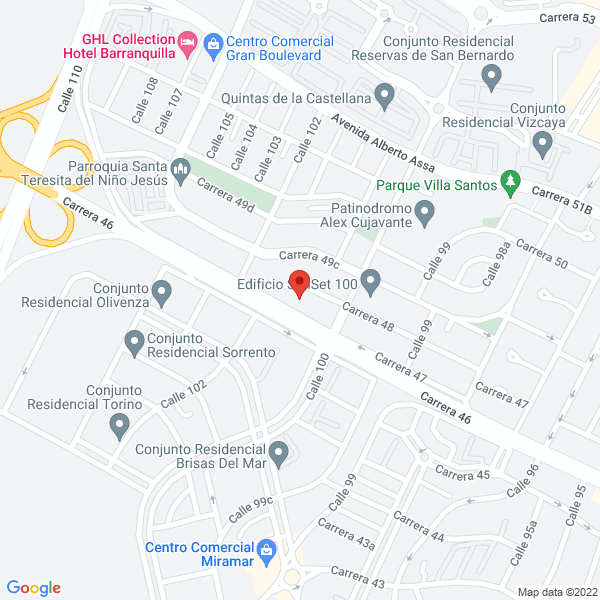 Map of Tu Planeta Fiesta