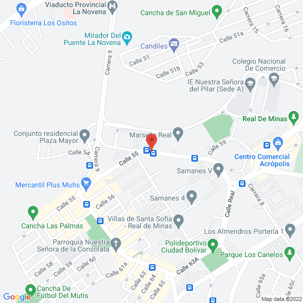 Map of Supermercado Comunal