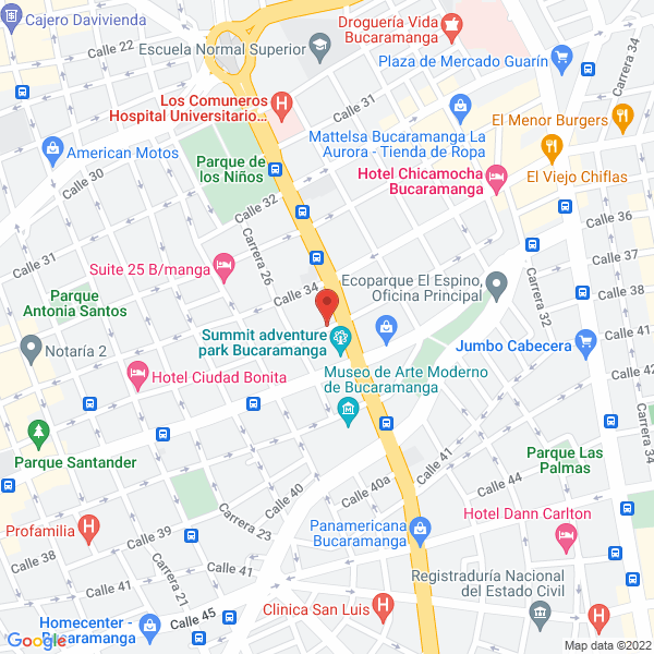 Map of Supermercado La Esperanza Dorada