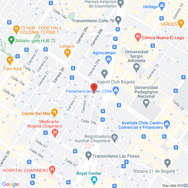 Mapa de Yuber Ojeda & Cía