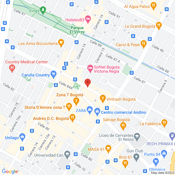 Mapa de Yummi Teppanyaki