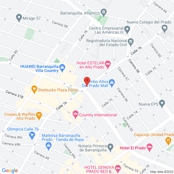 Map of Zibile Empresarial S.A.S.