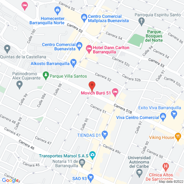 Map of Zoila Carolina Osorio Orozco